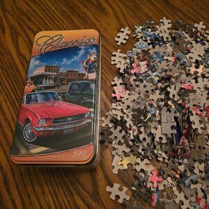 Classics Car Puzzle in Collectors Tin